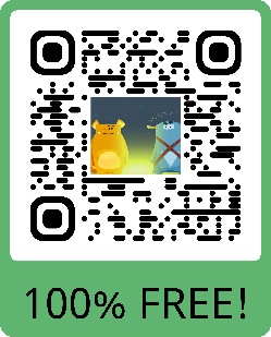 QR code to download the Wellness War app on an Android or Apple mobile device.